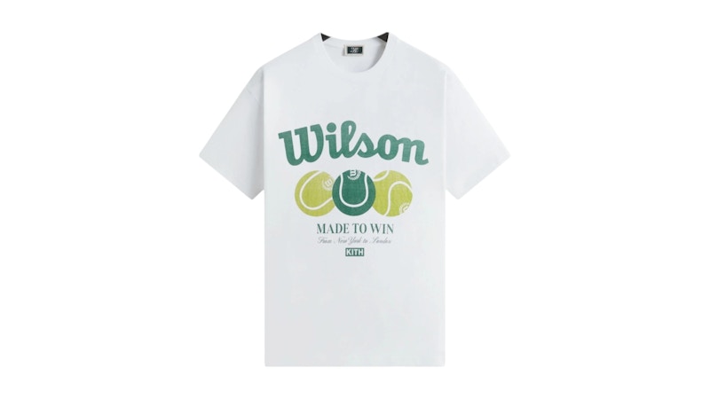 KITH for Wilson ヴィンテージ ティー Kith x Wilson Made To Win Vintage Tee White Men's - SS25 - US