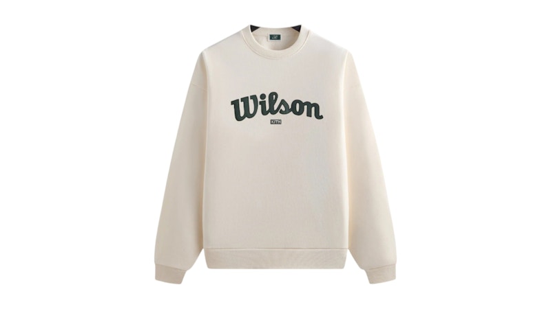 Kith x Wilson Nelson Crewneck Sandrift Men's - SS25 - US
