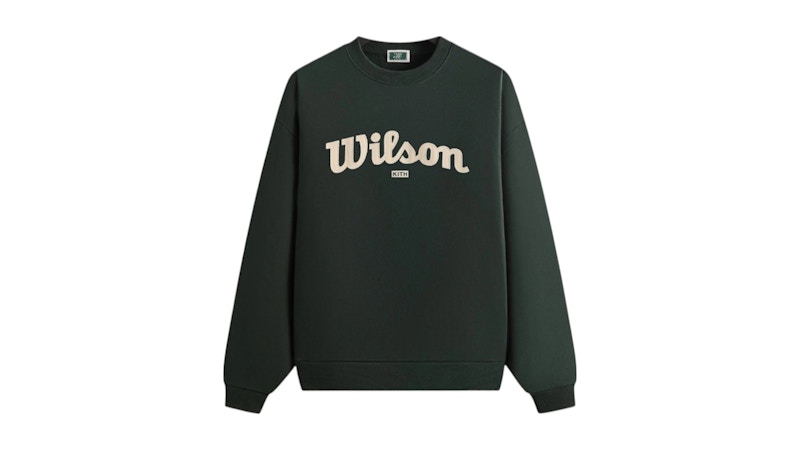 ★25SS★Kith for Wilson Crest Nelson Hoodie Kith x Wilson Crest Nelson Hoodie Sandrift Men's - SS25 - US