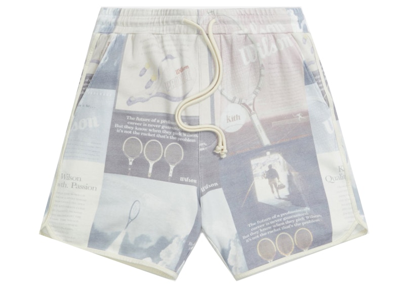 Kith x Wilson Poster Print Jordan Short Multi