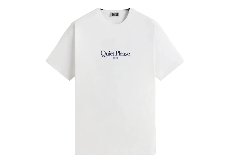 ★Kith キス x Novel Tee WHITE Kith x Wilson Quiet Please Tee White Men's - SS25 - US