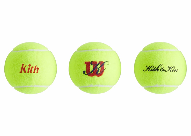 Kith Wilson Tennis Ball 3-Pack 2色セット Kith x Wilson Tennis Ball (3 Pack) Yellow - FW24 - JP