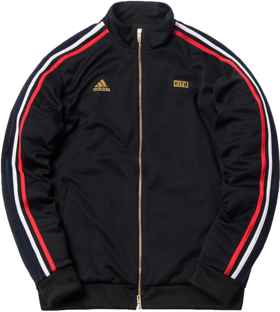 Kith x adidas 3-Stripes Track Jacket Black Men's - SS18 - US