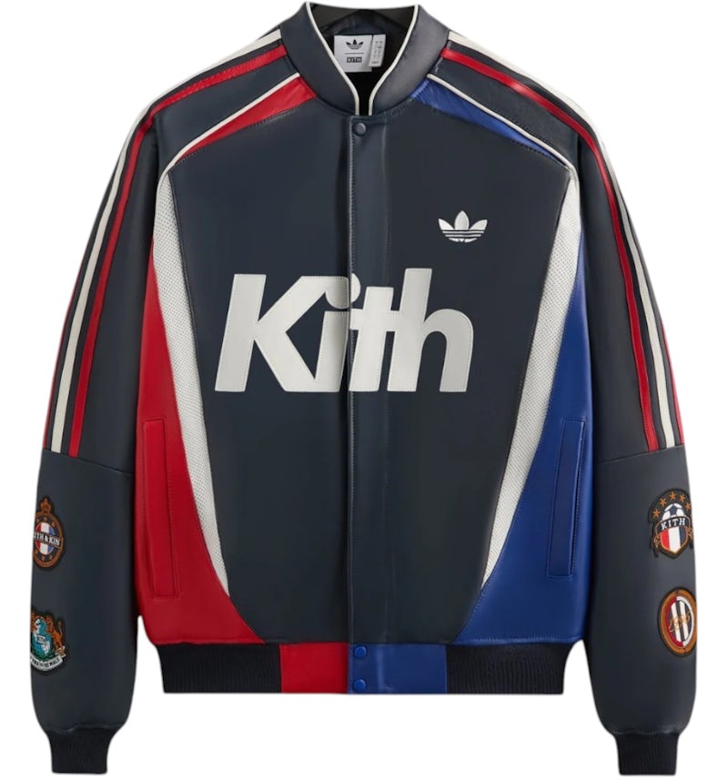 Kith x adidas Football Bomber Jacket Legend Ink Homme de la