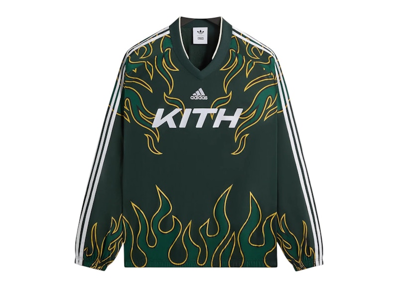 kith adidas football jersey ユニフォーム ドイツ Kith for adidas Football Chase Long Sleeve Jersey - Legend