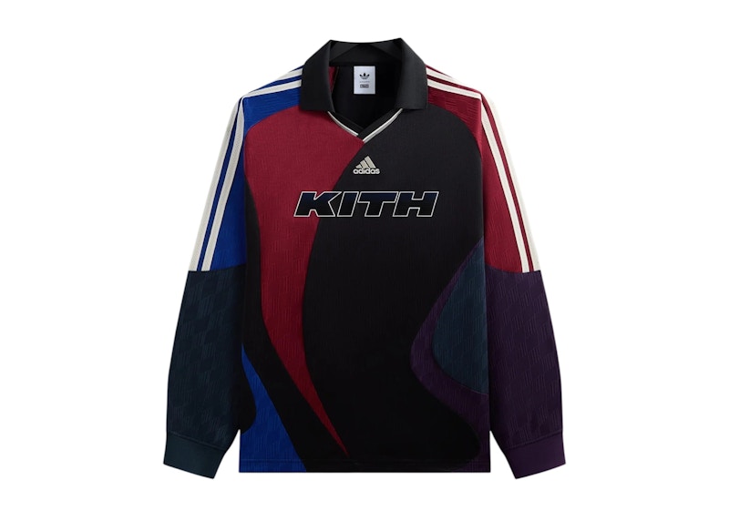 Kith x adidas Football Long Sleeve Soccer Jersey Multi