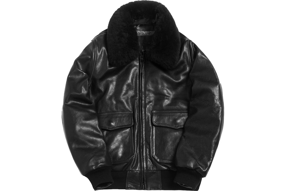 Kith x mastermind WORLD x Golden Bear Bomber Jacket Black Men s
