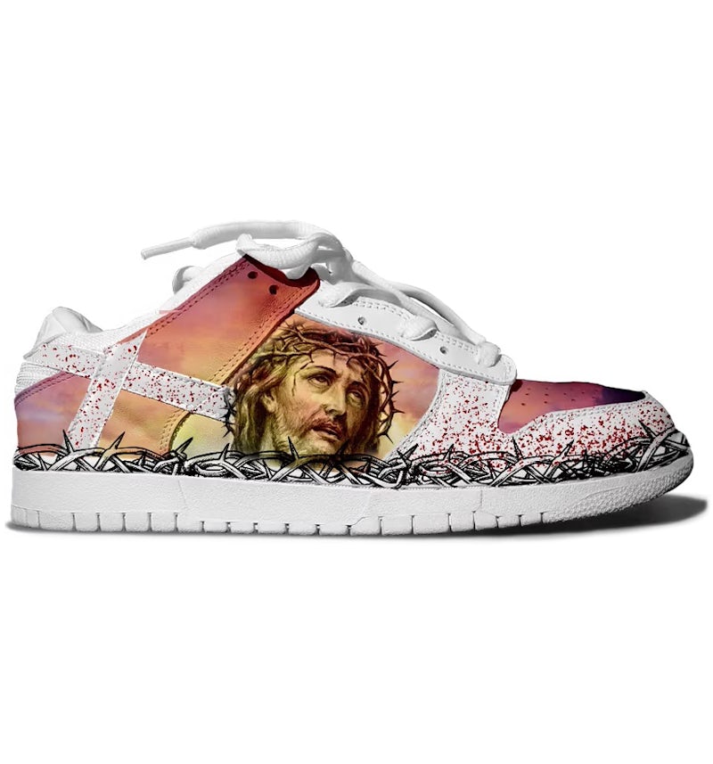 Kito Wares Passion of Christ Low Resurrection Day Men's Sneakers