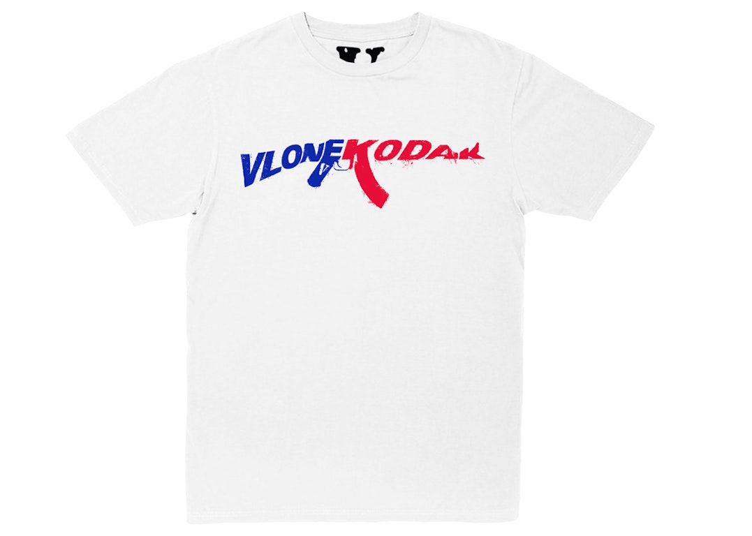 Pre-owned Kodak Black X Vlone 47 T-shirt White