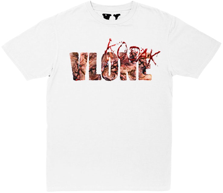 Kodak Black x Vlone Zombie White T-Shirt For Sale
