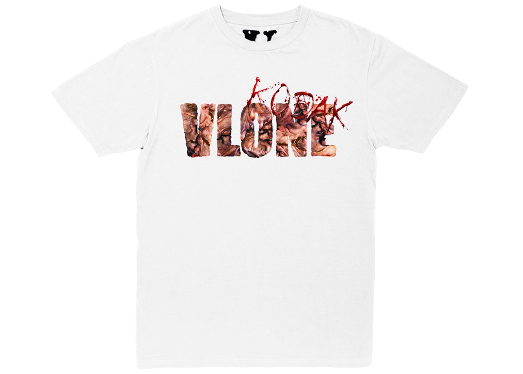 Pre-owned Kodak Black X Vlone Vlonekb T-shirt White