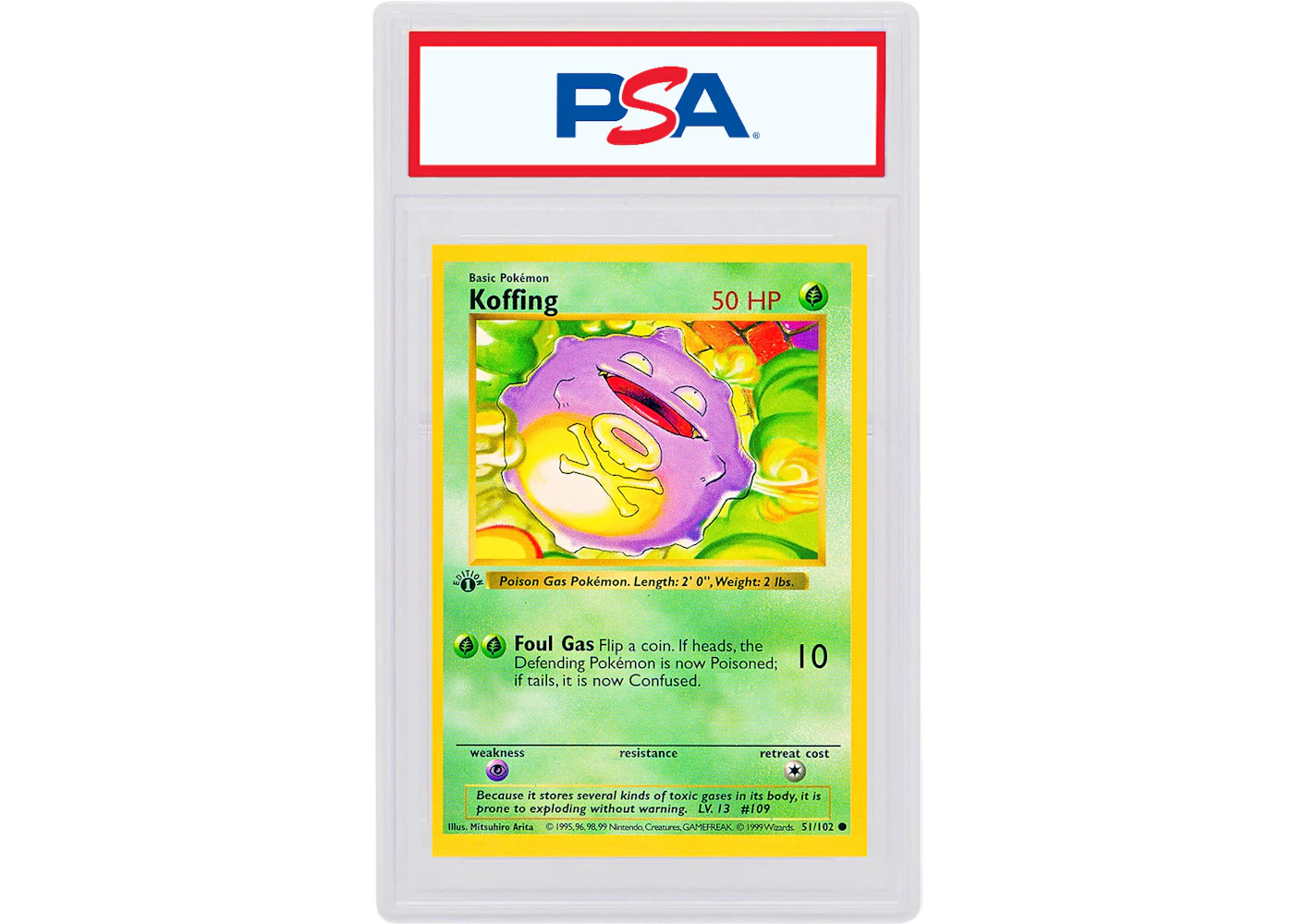 1st Edition Collectible Card Games Koffing 1st Edition Pokmon Card - Team Rocket Set 58/82 In Lightly Played To Near Mint Condition Wizards Of The Coast Team Rocket Trading Card Games 1st Edition Collectible Card Games Koffing 1st Edition Pokmon Card - Team Rocket Set 58/82 In Lightly Played To Near Mint Condition Wizards Of The Coast Team Rocket Trading Card Games