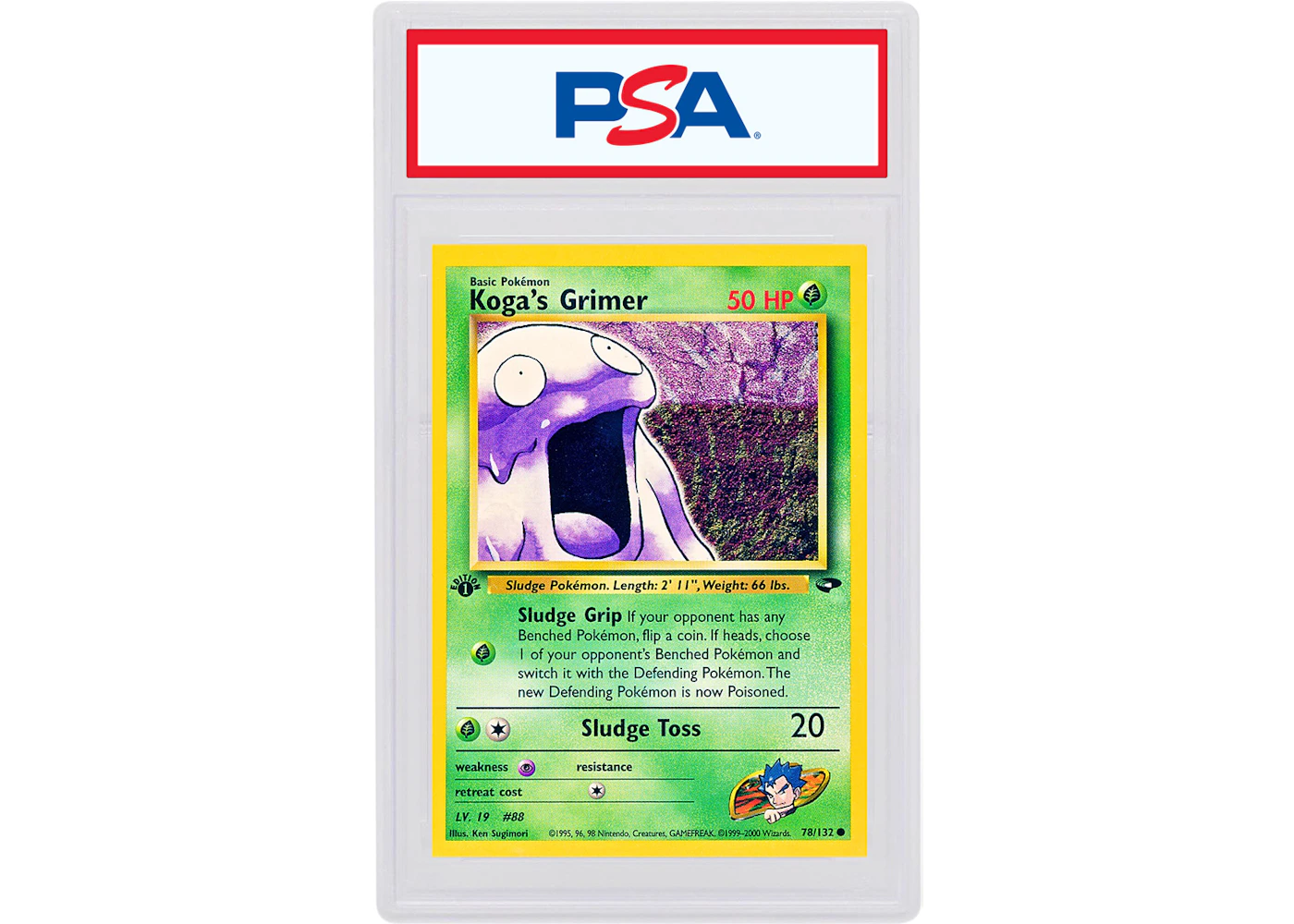 Koga's Grimer 2000 Pokemon TCG Gym Challenge 1st Edition #78/132 (PSA or BGS Graded) - 2000 - US Koga's Grimer 2000 Pokemon TCG Gym Challenge 1st Edition #78/132 (PSA or BGS Graded) - 2000 - US