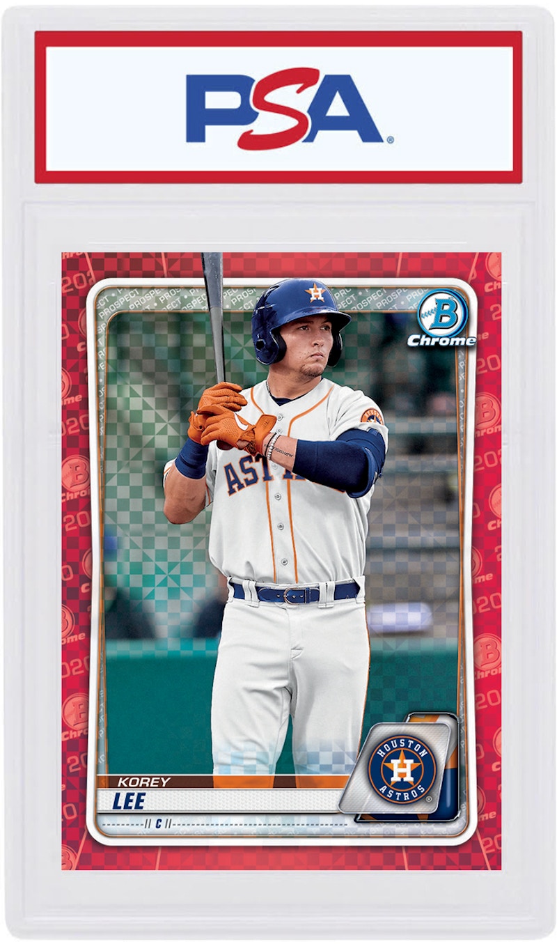 Korey Lee 2020 Bowman Chrome X Red XFractor 1/1 BCP193 2020 CN