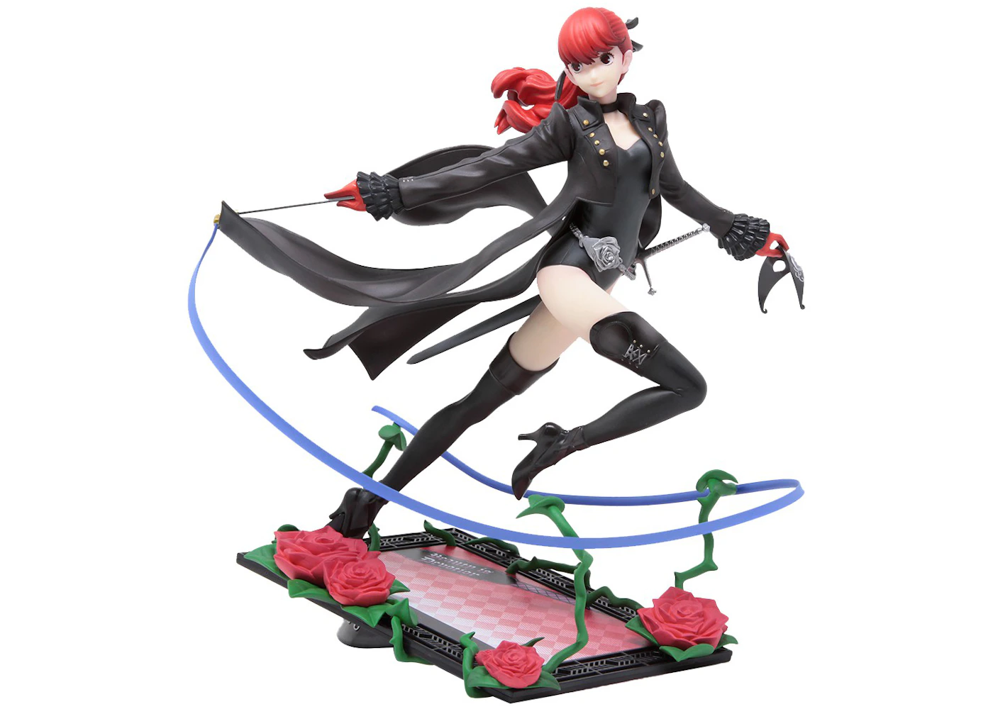 Kotobukiya Artfx J Persona 5 Royal Kasumi Yoshizawa Phantom Thief Version With Bonus Face Part Figure Black Kotobukiya Artfx J Persona 5 Royal Kasumi Yoshizawa Phantom Thief Version With Bonus Face Part Figure Black