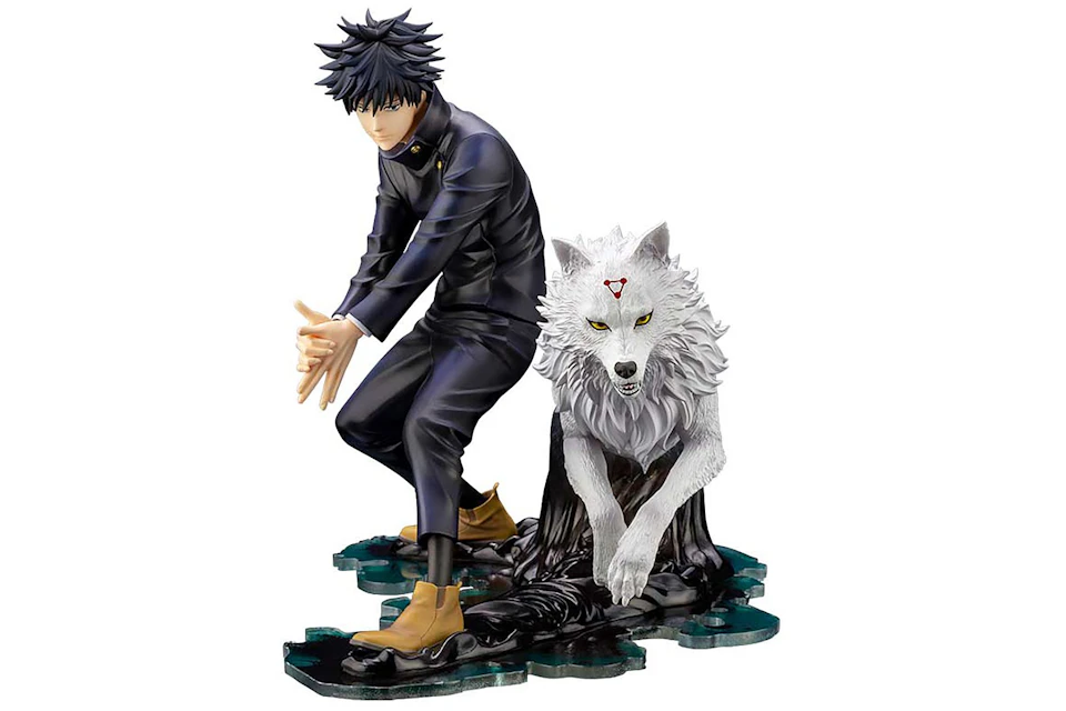 Kotobukiya Artfx J Jujutsu Kaisen Megumi Fushiguro Statue With Bonus Face Part Figure Navy Kotobukiya Artfx J Jujutsu Kaisen Megumi Fushiguro Statue With Bonus Face Part Figure Navy