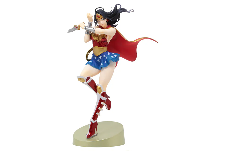 Kotobukiya DC Comics Armored Wonder Woman 2nd Edition Bishoujo Figure Red
