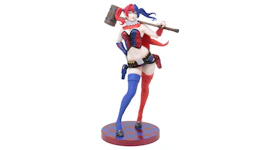 Kotobukiya DC Comics Harley Quinn New52 Version 2nd Edition Bishoujo Figure Blue & Red