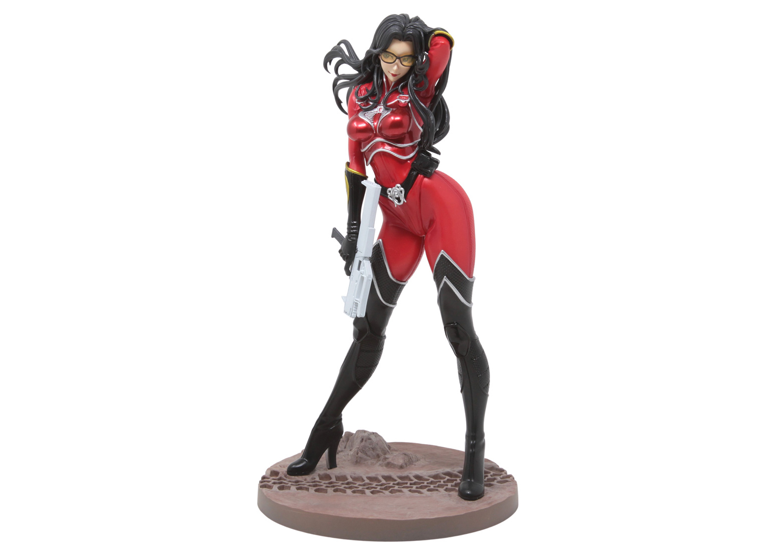 Kotobukiya G.I. Joe Baroness Crimson Strike Team Bishoujo PX Previews  Exclusive Figure Red