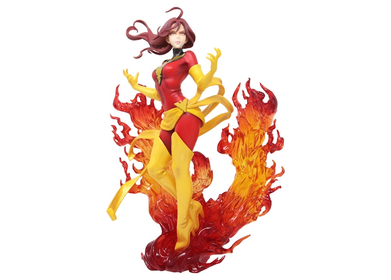 Kotobukiya Marvel Dark Phoenix Rebirth Bishoujo Figure Red - US