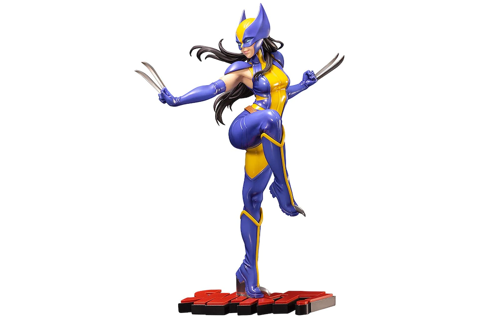 Kotobukiya Marvel Universe Wolverine Laura Kinney Bishoujo Statue Figure Yellow