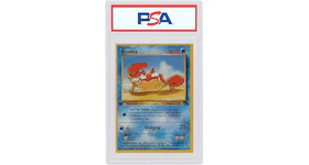 Krabby 1999 Pokemon Fossil 1st Edition #51