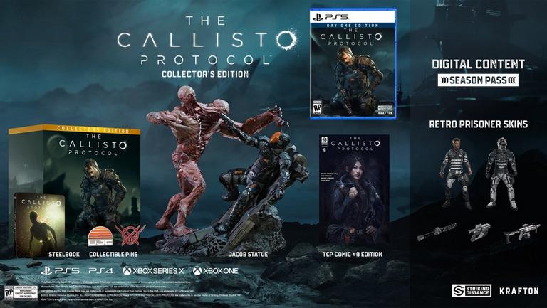 Krafton PS5 The Callisto Protocol Collector's Edition GameStop Exclusive  Video Game Bundle