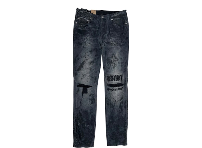 Vaqueros Ksubi Chitch Powder, color gris