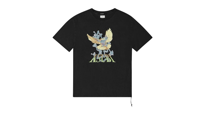 Pre-owned Ksubi Men's  Flight Biggie Short Sleeve Tee Shirt In Black