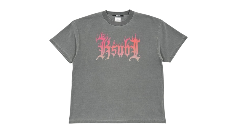 Pre-owned Ksubi Men's  Fuego Ekcess Short Sleeve Tee Shirt In Black