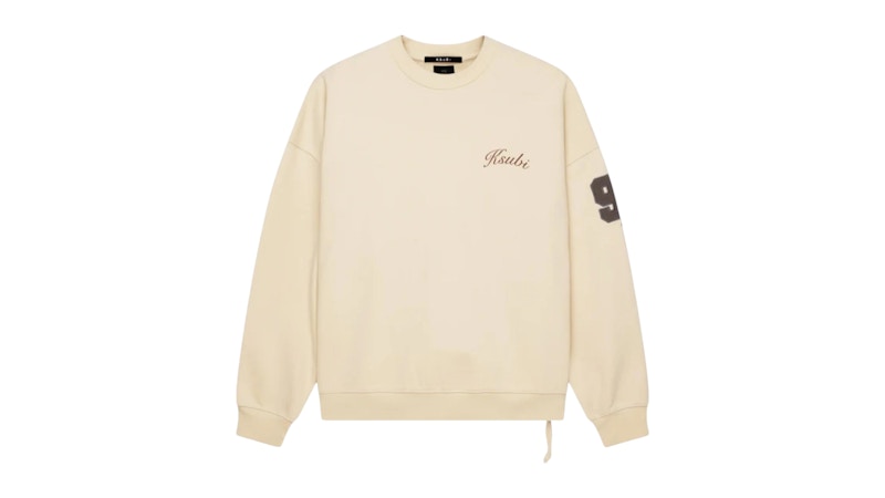 Pre-owned Ksubi Men's Playoff Ekcess Crew In Tan In Brown