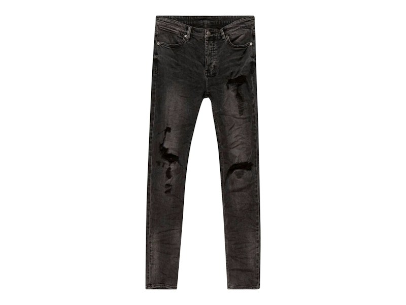 Ksubi Van Winkle Angst Trashed Jeans Black