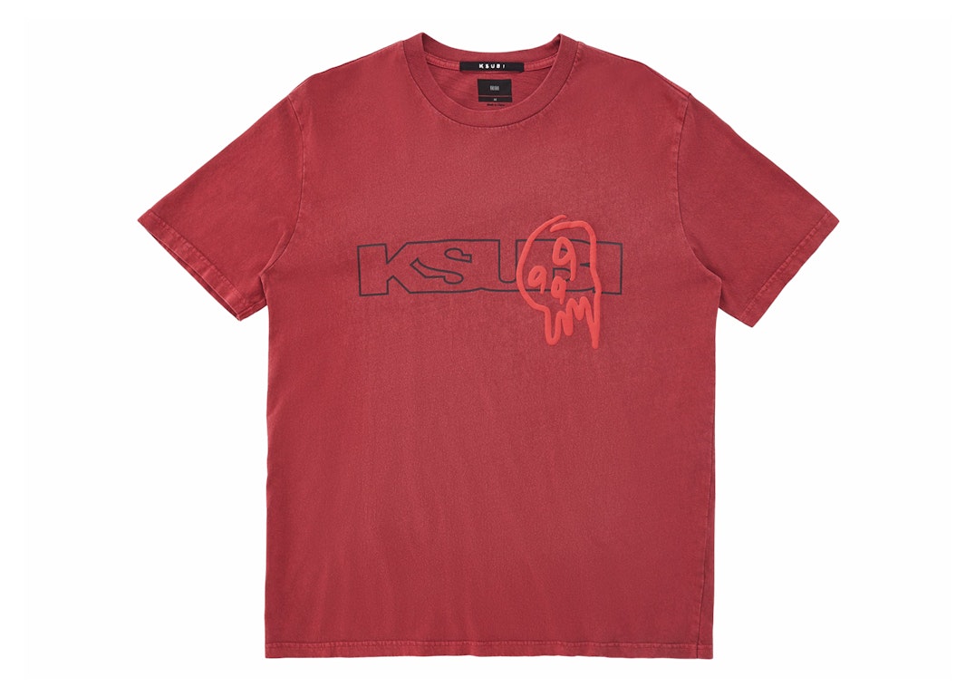 Pre-owned Ksubi X Juice Wrld 999 Skull Kash S/s Tee Blood Red