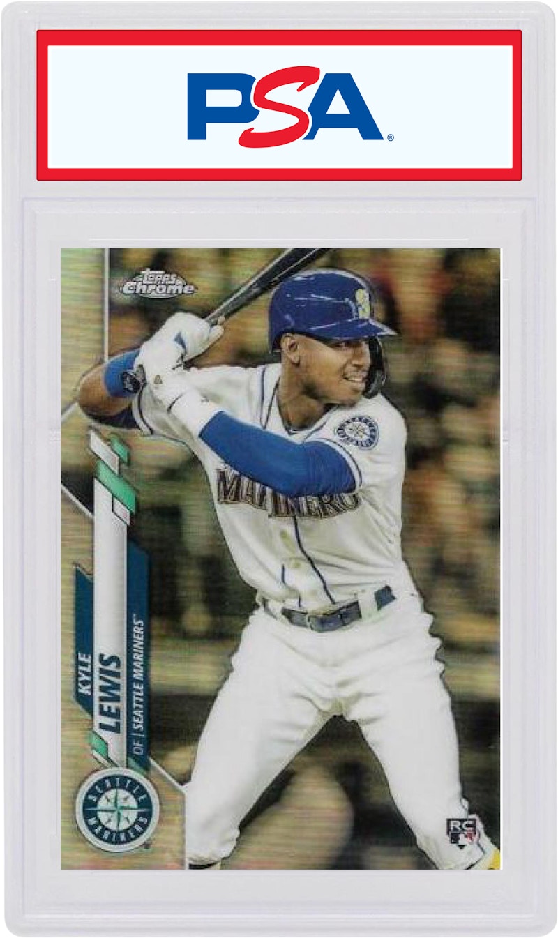 Kyle Lewis 2020 Topps Chrome Rookie Refractor #186 (PSA or BGS Graded)