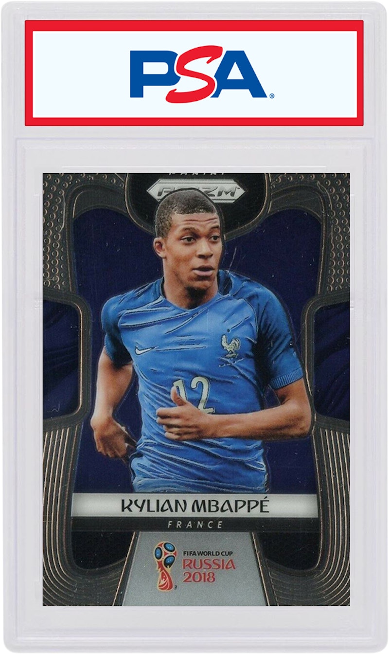 キリアン・エムバペ Kylian Mbappe 2018 Panini Prizm World Cup Soccer 鑑定品　サッカー　カード