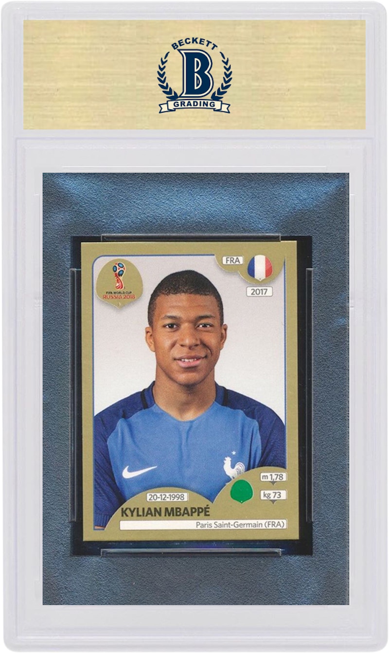 Kylian Mbappe 2018 Panini World Cup Stickers Gold #209 - 2018 - US