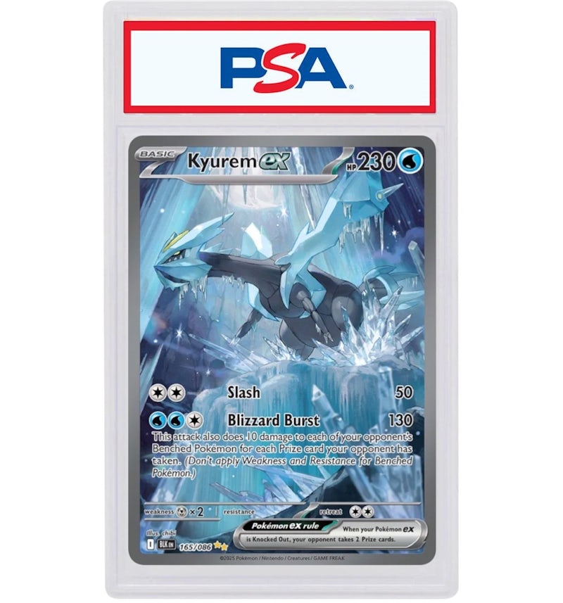 Kyurem ex 2025 Pokmon Scarlet & Violet Black Bolt Hyper Rare 165/086 (PSA or BGS Graded) - 2025 - US Kyurem ex 2025 Pokmon Scarlet & Violet Black Bolt Hyper Rare 165/086 (PSA or BGS Graded) - 2025 - US