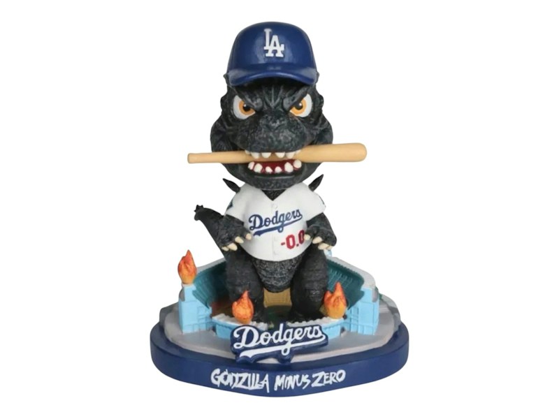 LA Dodgers Godzilla Minus Zero Bobble Head