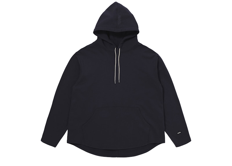 Navy knitted clearance hoodie