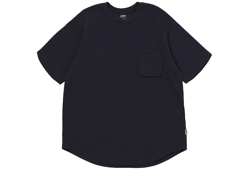 LAKH Knitted Utility Tee Navy
