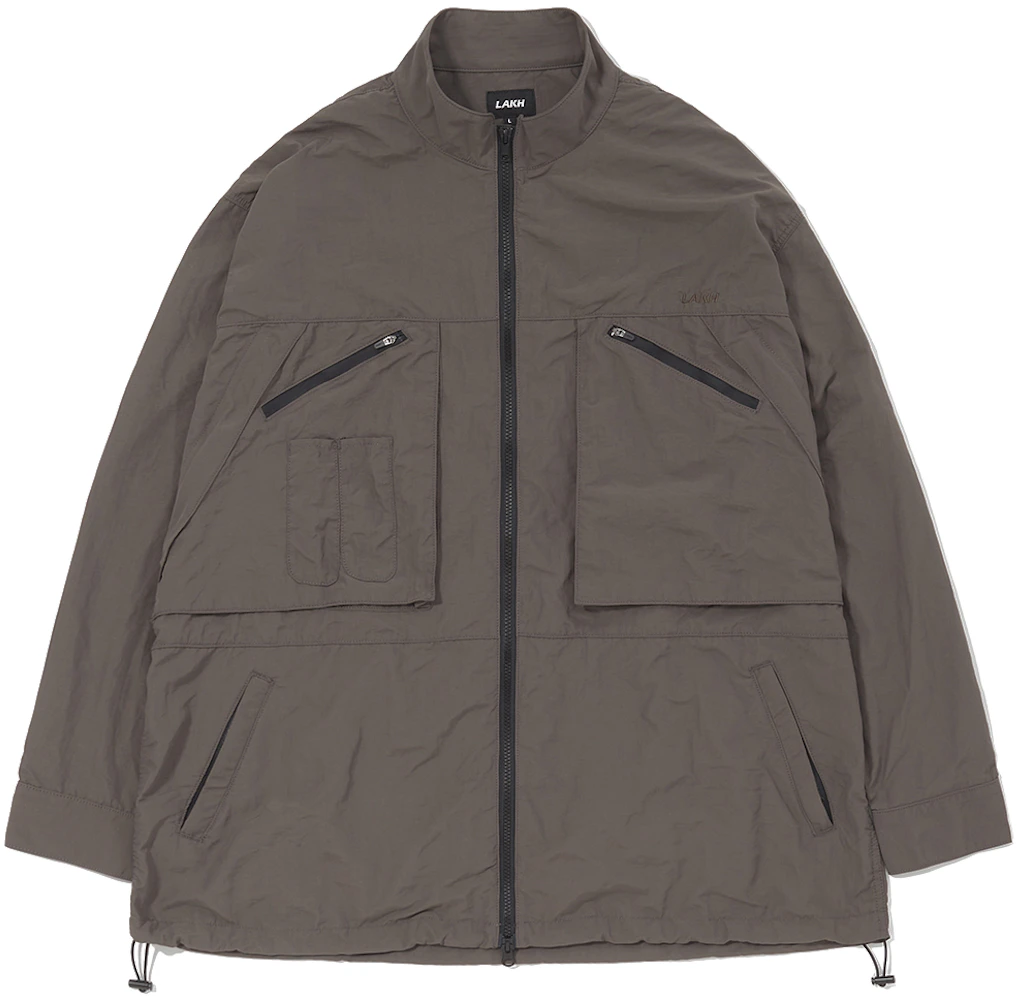 LAKH Packable Shirt Jacket Grey Men's - SS22 - US