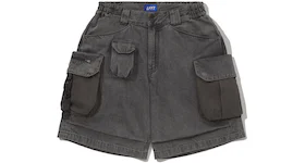 LAKH x LFYT Ten Pockets Cargo Shorts Washed Grey