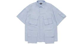 LAKH x LFYT Ten Pockets Oxford Shirt Blue