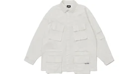 LAKH x LFYT Ten Pockets Oxford Shirt White