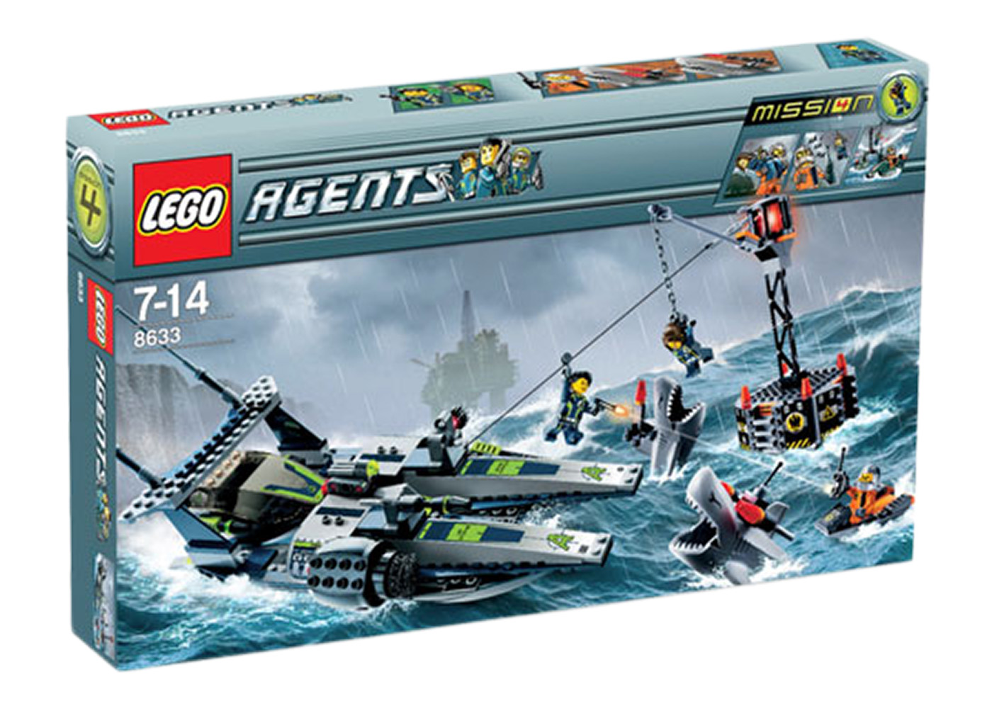 LEGO Agents Speedboat Rescue Set 8633 - US