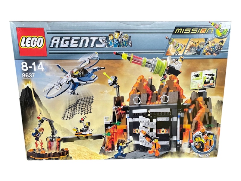 LEGO Agents Volcano Base Set 8637 - US