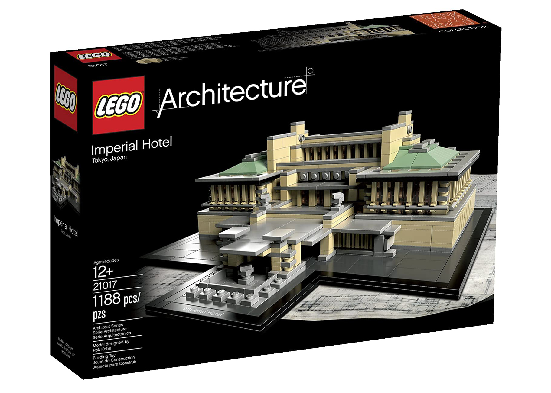 LEGO Architecture IMPERIAL HOTEL 21017 Toyko Japan — OPEN BOX 100% FULL NEW SET! 