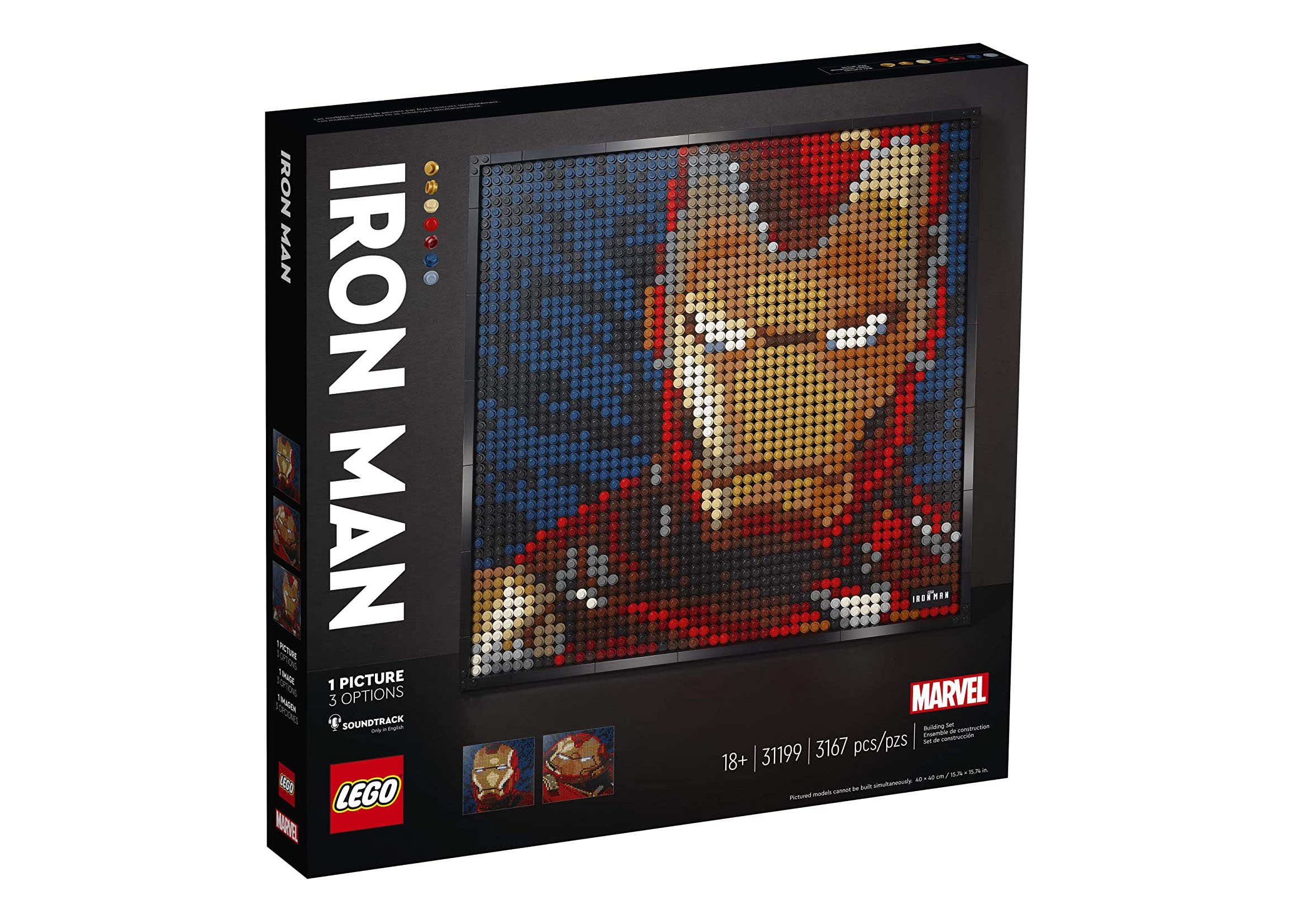 LEGO Art Marvel Iron Man Set 31199