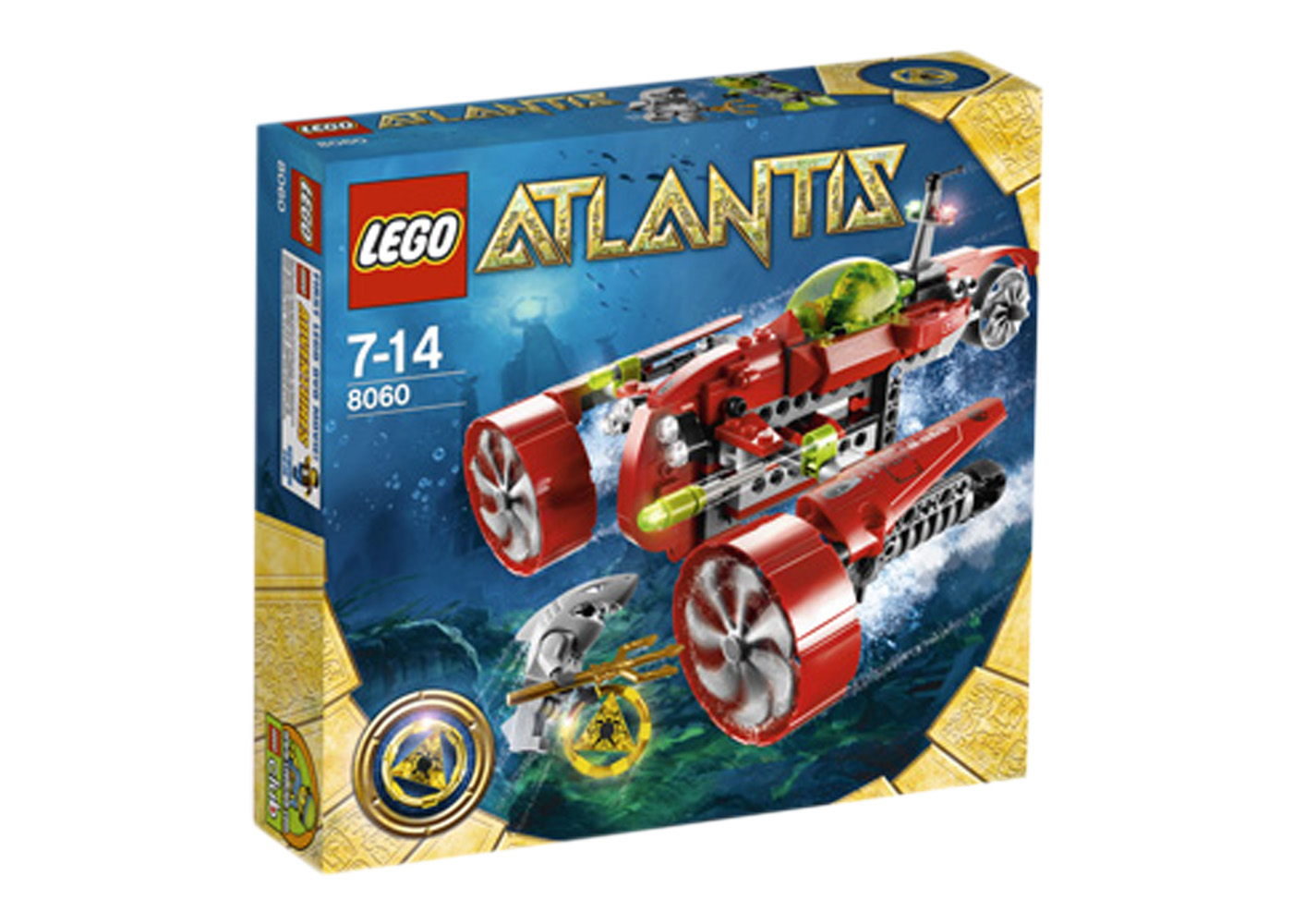 LEGO Atlantis Typhoon Turbo Sub Set 8060 - US