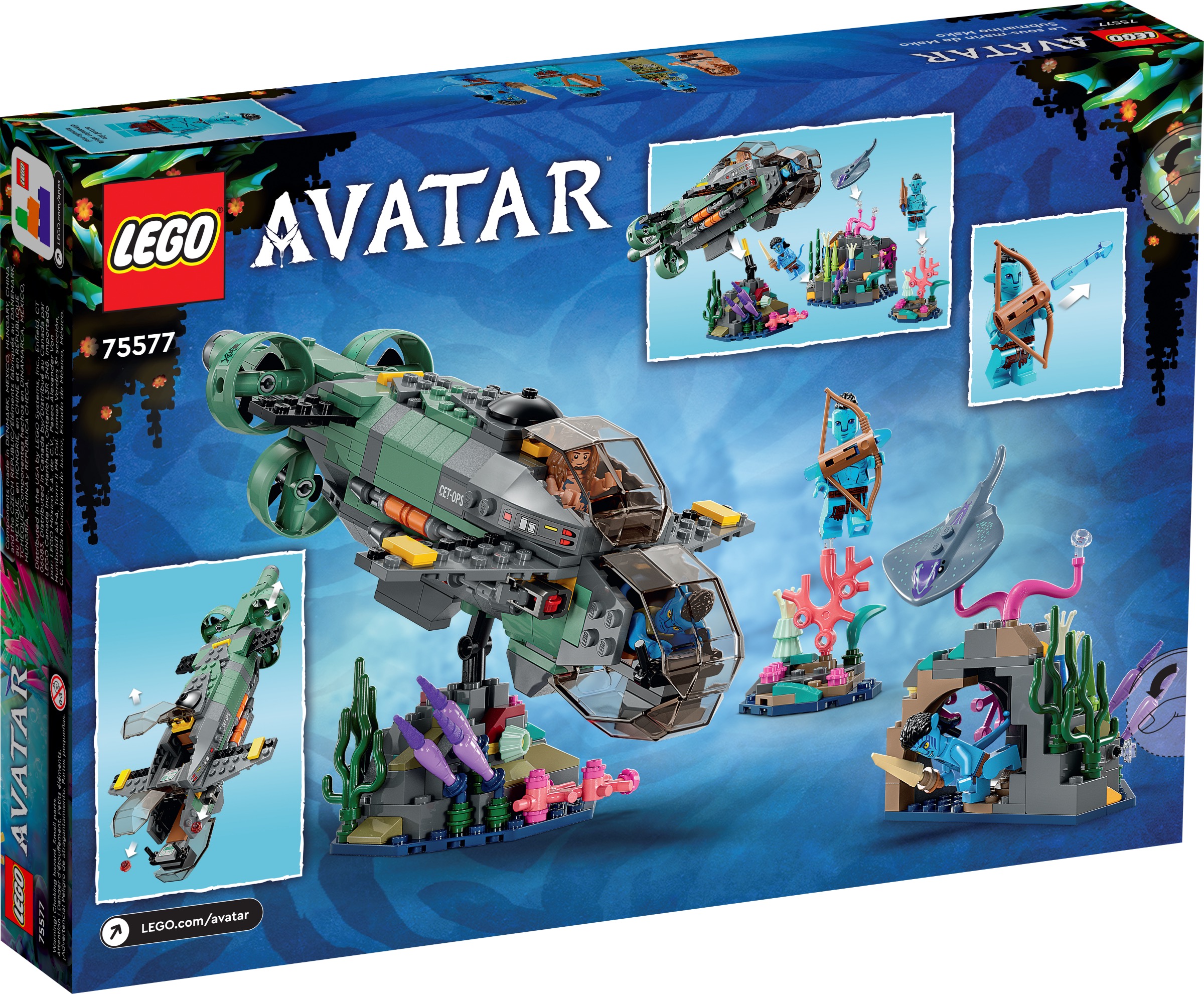 LEGO Avatar Mako Submarine Set 75577 - JP